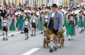 Alpen Bayern Trachten Umzug Tradition