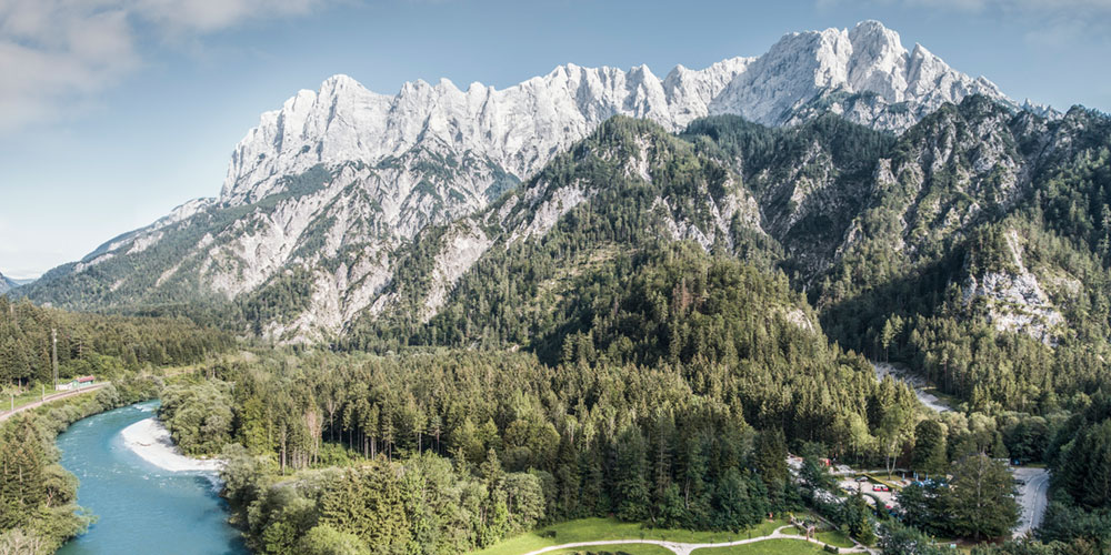Nationalpark Gesaeuse in den Alpen
